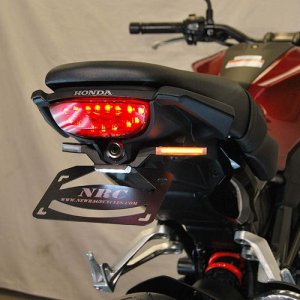Honda CB300R Fender Eliminator - New Rage Cycles - Plug & Play with LED Turn Signals - Black - `17-`27